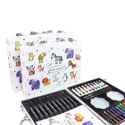 China Multiple 50 Pieces Personalized Artist Oil Pastel Markers Drawing Art Sets For Kids Drawing for sale