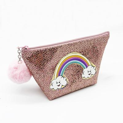 China Fashion\Comfortable\Durable Custom Larger Capacity Sequin Pen Pouch Plush Pencil Pouch For Girls for sale