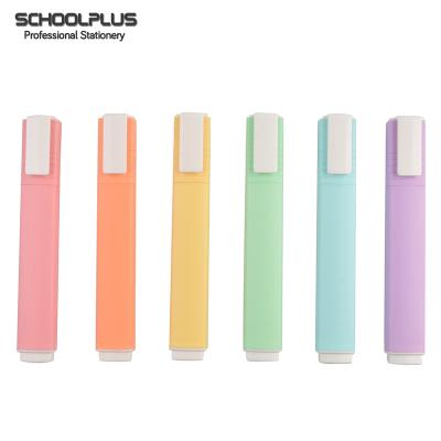 China Pastel Color Promotional Pastel Highlighter Pen With Customize Logo for sale