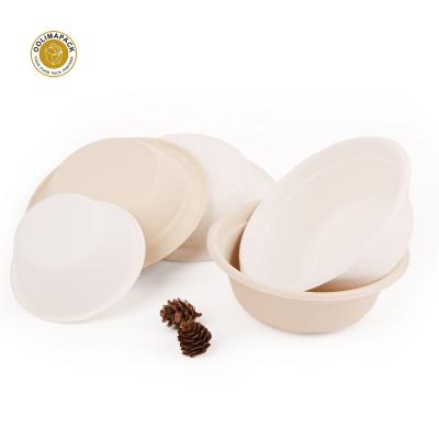 China 100% Biodegradable Disposable Lunch Food Packaging Clamshell Sugar Cane Pulp Bagasse Tray For Food for sale