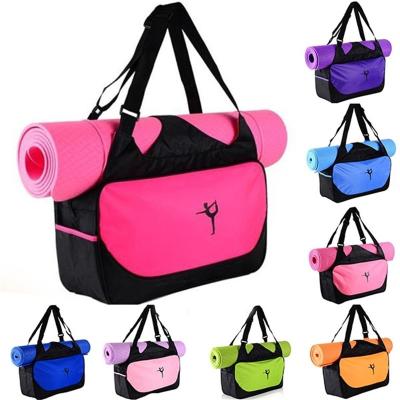 China Multifunctional Waterproof Yoga Bag , Shoulder Pilates Mat Bag For Women for sale