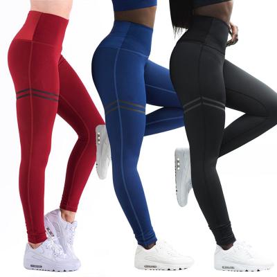 Chine Le yoga de gymnase de polyester halète le pantalon courant mince de sports de vêtements de sport de collants de guêtres de sport de forme physique à vendre