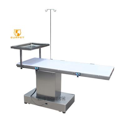 China Cheap Price 304 Stainless Steel EURPET Equipment Veterinary Veterinary Examination Table Pet Clinic Animal Surgery Table for sale