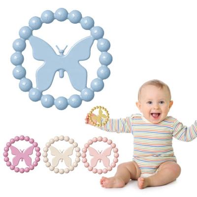 China Battery Operated Baby Wrist Silicone Infants 3+ Months Soothing Sensory Teether Toys for sale