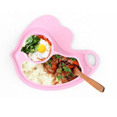 China OEM &ODM Contemporary Silicone Dishes Plates Baby Bowl Food Grade Silicone for sale