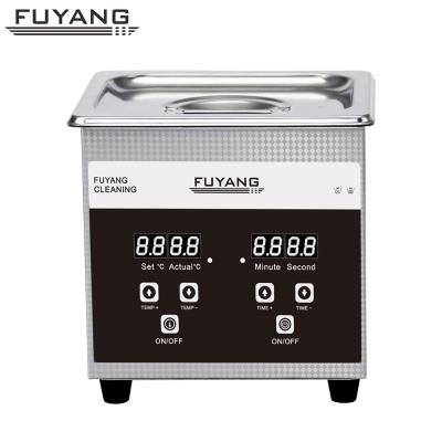 China Building Material Shops Ultrasonic Cleaner FUYANG Industrial Ultrasonic Benchtop 1.3L For Optical Parts Cleaning for sale