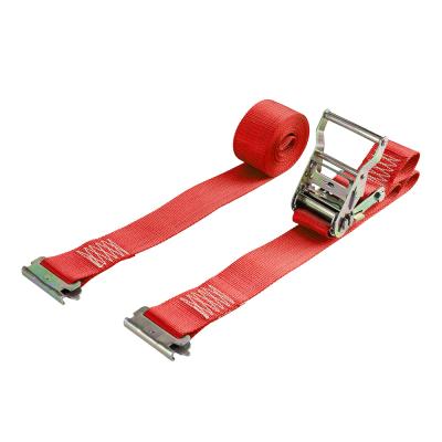 China Cargo Etrack 2inch Contral Trailer Webbing Logistics E-Track Ratchet Loading Straps for sale