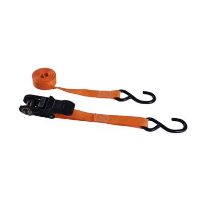 China High Quality Orange PE / PP Strap Lashing With S Hook Down Ratchet Tie for sale