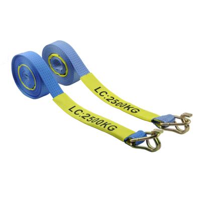 China Lashing 50mm x 6m ratchet tie down straps h&k for sale