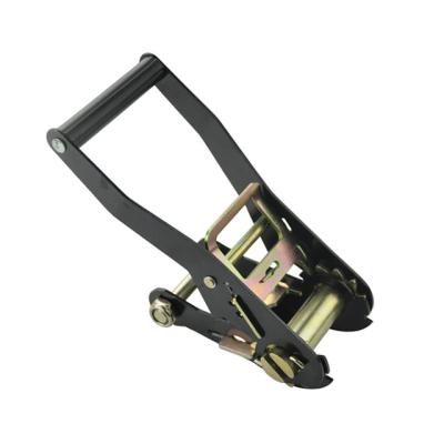 China For Cargo Lashing 5000kg Custom Black 50mm Handle Lashing Ratchet Buckle for sale