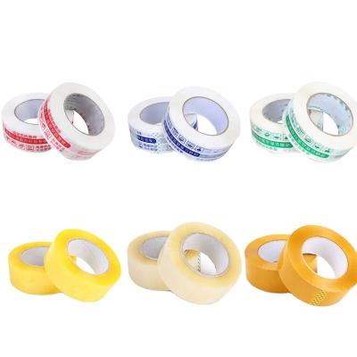 China Waterproof Clear Sticky Bopp Tape Jumbo Roll Thick Hotmelt Bundling Adhesive Tape for sale