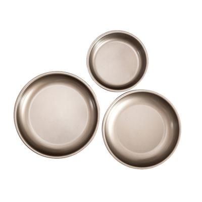 China Sustainable Hot Selling Round Nonstick Cookie Mold Kitchen Carbon Steel Baking Pan Bakeware for sale