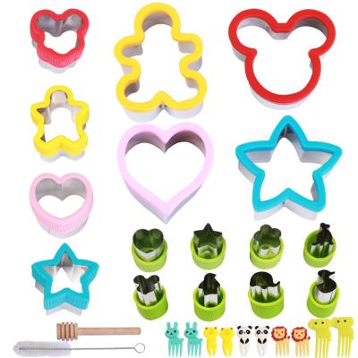 China Viable Custom Cookie Mold Cookie Stamps Heart Gingerbread Baking Star Shape Stainless Steel Cookie Cutter Set for sale