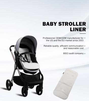 China Adjustable Soft Portable Universal Fit Safety Slots Easy To Install Baby Car Seat Multi-Use Liner For Baby Stroller for sale