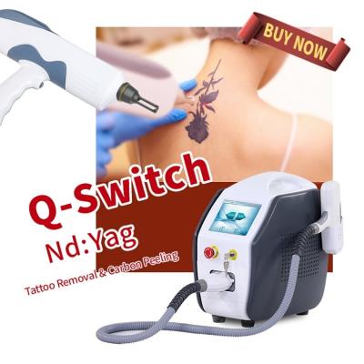 China Permanent acne treatment TUYING tattoo removal nd yag laser equipment with Q-switched for sale