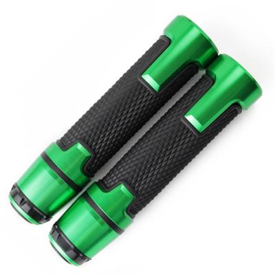 China ABS Plastic Rubber + Universal CNC Aluminum Alloy Motorcycle Handlebar Grips 7/8