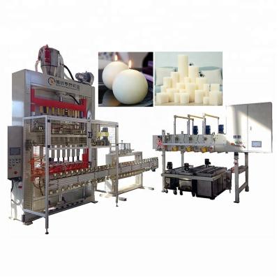 China 2021 New Factory Price Industrial Automatic Small Pillar Diamond Shaped Spherical Cylindrical Candle Making Production Line for sale