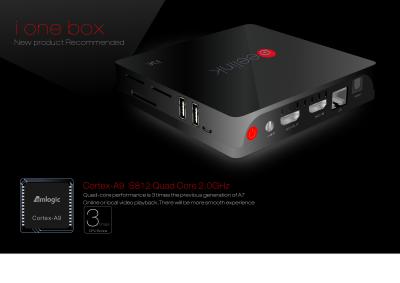 中国 Amlogic S802 のクォードの中心 XBMC 人間の特徴をもつスマートな TV 箱 OS Google のアンドロイド 4.4 のテレビ箱 販売のため