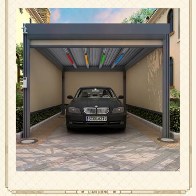 China Adjustable Garden Opening Awnings Cover Shade Luxury Gazebo Garage Aluminum Parking Lot For Sunshade And Protect for sale