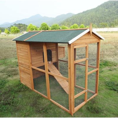 China SDC0802 Viable Big Fir Wooden Chicken Cage for sale