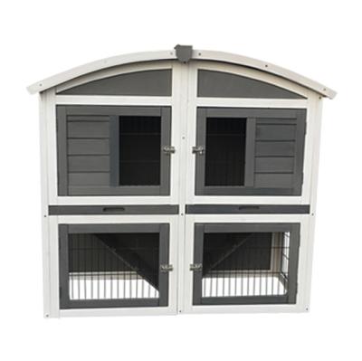 China Small 2 SDR033 Outdoor Rabbit Hutch Picture For 2 Sustainable Luxury Wooden Rabbit for sale