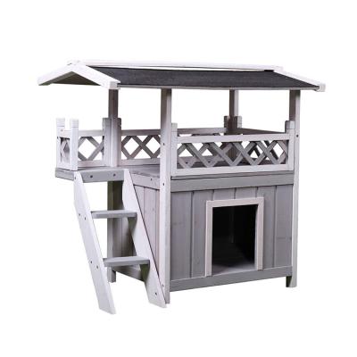 China SDCH003 Sdpets Cheap Viable Wooden Dog Kennel Cat Houses Pet House for sale