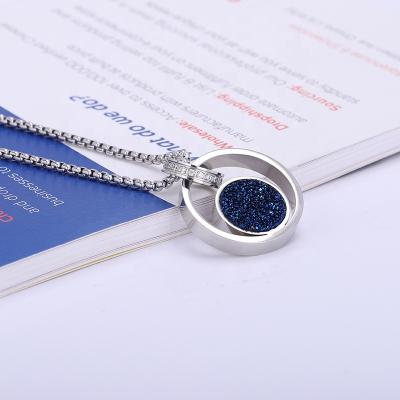 China Ladies Casual Accessories Natural Stone Lava Nano Quantum Science Bio Energy Scalar Pendant for sale