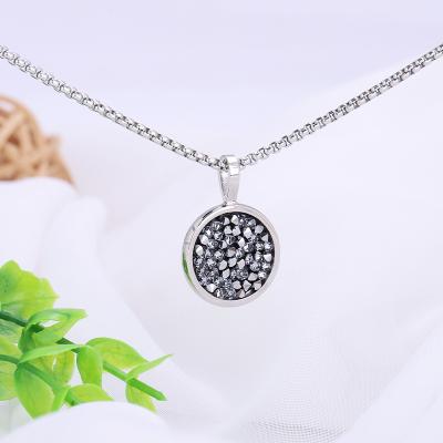 China Customized hot selling casual quantum energy scalar crystal liontin pendant necklace for women for sale