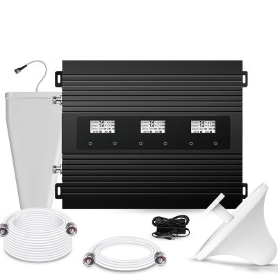 China ATNJ Tri Band 900/1800/2100MHz Mobile Signal Booster 2G 3G 4G Networks Repeater For Asia, Africa, Europe 310x270x60(mm) for sale