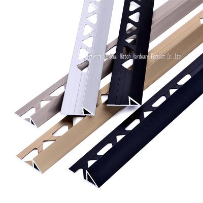 China Contemporary Chinese Suppliers Directly Supply Decorative Ceramic Tile Metal Profiles Corner Strip Decorative Aluminum Profiles for sale