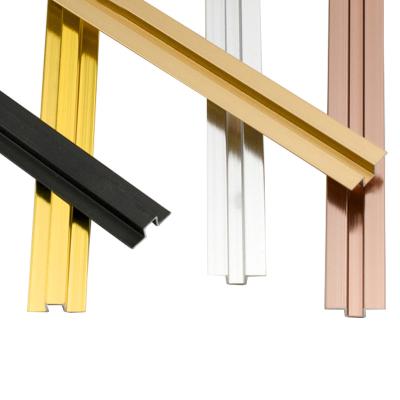 China Contemporary Aluminum T Shaped Edge Tile Trim Profiles for sale