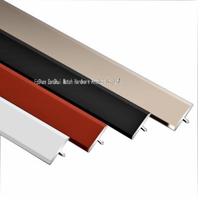 China Factory Outlet Contemporary Cheap Decorative Marble Wall Metal Floor Edge Trim Aluminum Accessories Profile Ceramic Tile Trim Corner Strip for sale