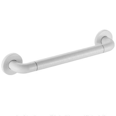 Cina 42cm Modern ABS Coating Stainless Steel Safety Toilet Grab Bar Washroom Armrest Wall Mounted Non-Slip White Disabled Handrail in vendita