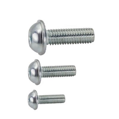 China HEX 304 Stainless Steel Semicircle Head Socket Head Screws ISO7380 Pan Screws M3-M12 for sale