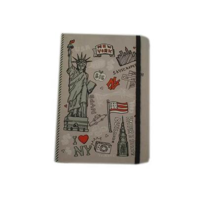 China Customized Size Russia Market Hardcover A5 Elastic Band High Quality Promotional Notebook A5 Hardcover Book for sale