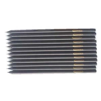 China office & School Pencil Round HB Black Wooden Pencil With Logo Printing (LL15093) for sale