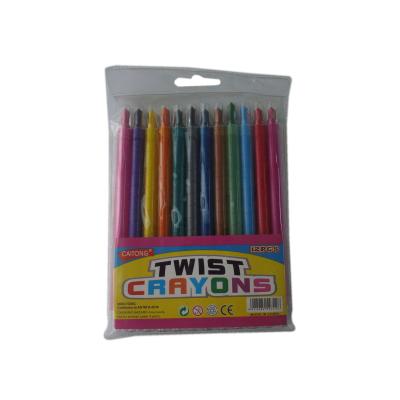 China School 12 Pcs Wax Twisted Pencil Pen For Kids Back To School (LLC51029) for sale