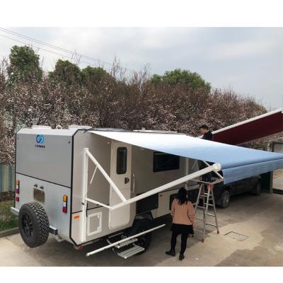 China Anti-UV and waterproof 100% China supplier motorized rv camping trailer tent for sale