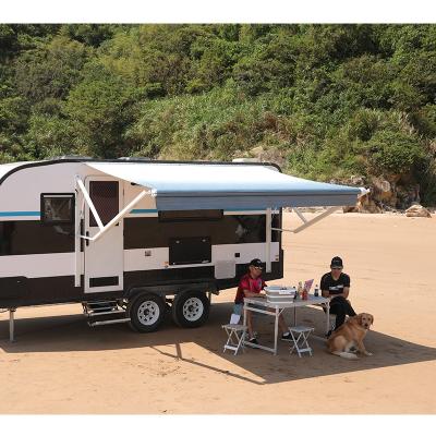 China RV Trailer Motorized Power Camper Caravan Trailer Tent for sale