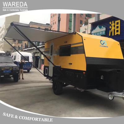 China wholesale factory price manual control rollout caravan tents 100%waterproof for sale