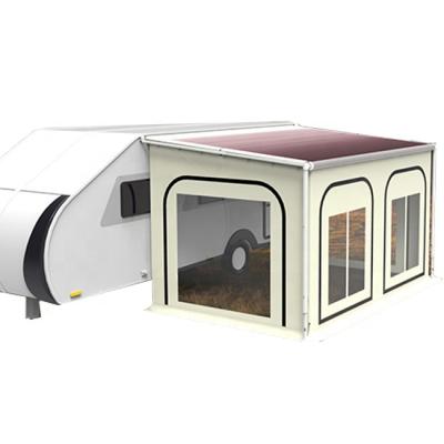 China With Waterproof And UV Resistant RV Sun Resistant Caravan Car Awning Retractable Camping Tent for sale