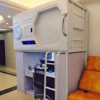 China Modern Commercial New Fashion Futuristic Capsule Bed Room Sets Space Saving Capsule Bedroom Room Hotel Home King Sleeping Pod for sale