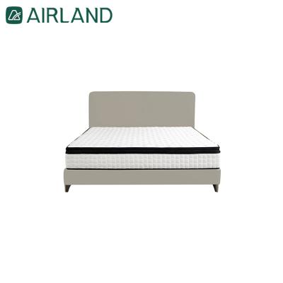 China Villa hotel furniture leather backrest design bed air-land high quality accessories simple frame and comfortable villa hotel furniture for sale