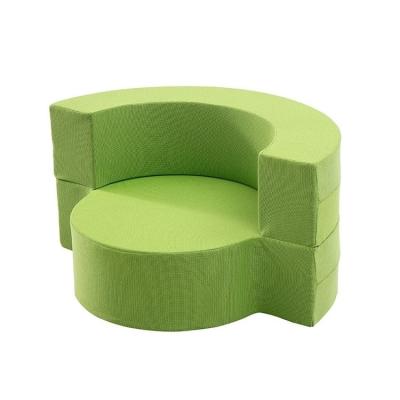 China Customized high quality unique design furniture fashion style foldable folding single sofa for sale