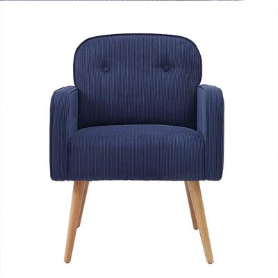 China Simple and elegant appearance interior decoration is modern and elegant soft and comfortable solid wood sofa chair for sale