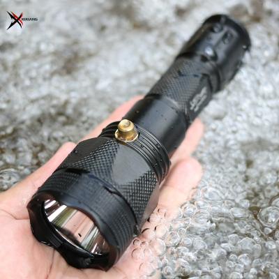 China XM-L2 LED Activity Diver Flashlight Waterproof Scuba Diving Yellow Light Diving Flashlight for sale