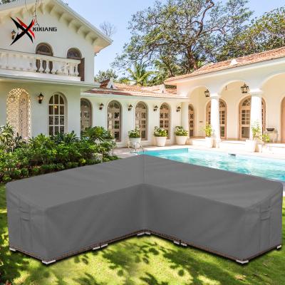 China Dustproof And Waterproof Rattan Garden Patio Sofa Protector UV Resistant And Waterproof Outdoor Cover For Furniture for sale