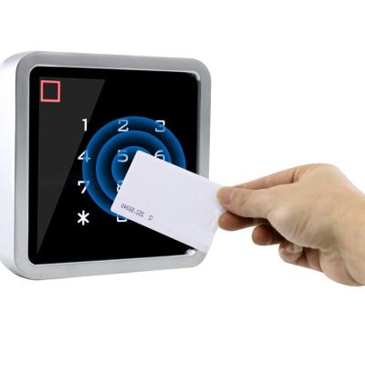 China Metal System Entry Door Keypad Door Rfid Glass Card Reader Standalone Waterproof/Waterproof Access Control System for sale