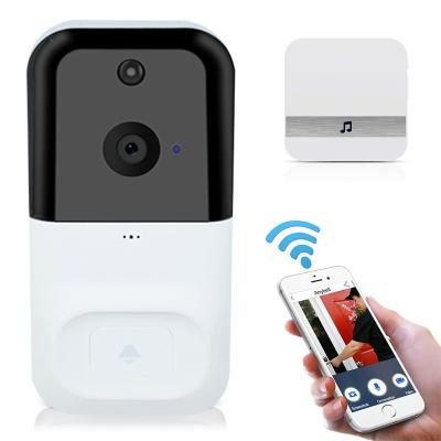 China Smart Home Products 720P WIFI Door Bell Camera Phone Surveillance 2 Way Motion Detection Audio Bell with Battery SD Card Chime for sale