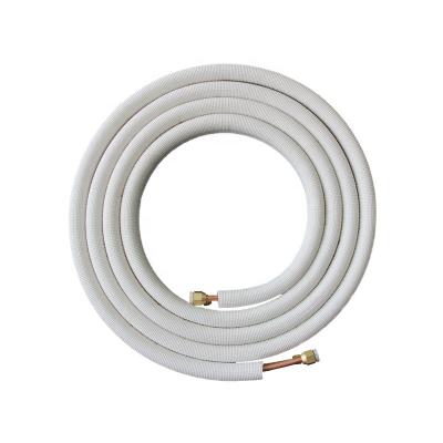 China Home Air Conditioner Tube 1/4 1/2 Insulated Pipe 5mtr Copper Air Conditioning Communication Pipes for sale